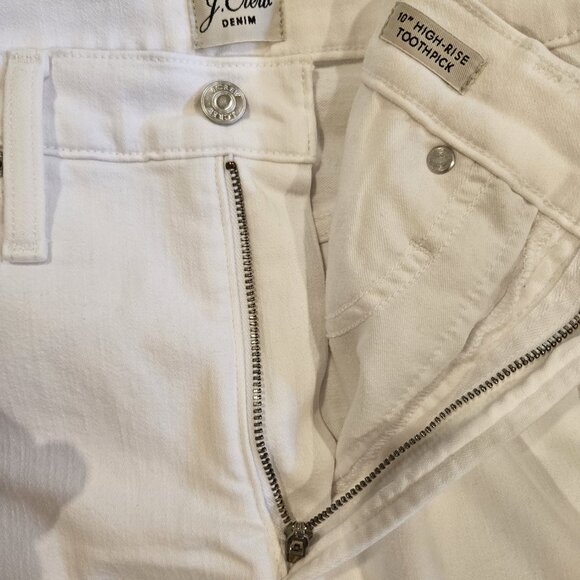 J. Crew White "Toothpick" Jeggings - Picture 4 of 9
